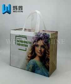 Eco-friendly three side gusset  Non-Lamination Non Woven shoppingBag use offset Printing