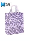 Tension 20KG recycle glitter Film PP Non Woven  Shopping Bag / loop handle box bag