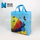 Custom Printed Non Woven Bags With Heat Sealed Colorful Butterfly