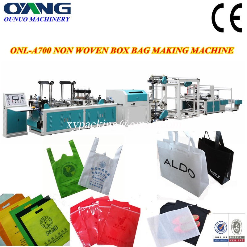 ONL-A700 Model 2013 high speed non woven box bag making machine