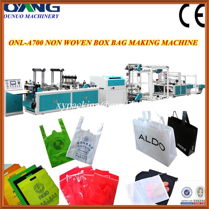 21kw non woven fabric shopping / carry bags making machine