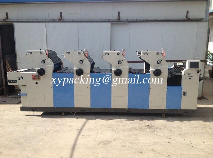 High Speed Four color offset printing machine for non woven bag